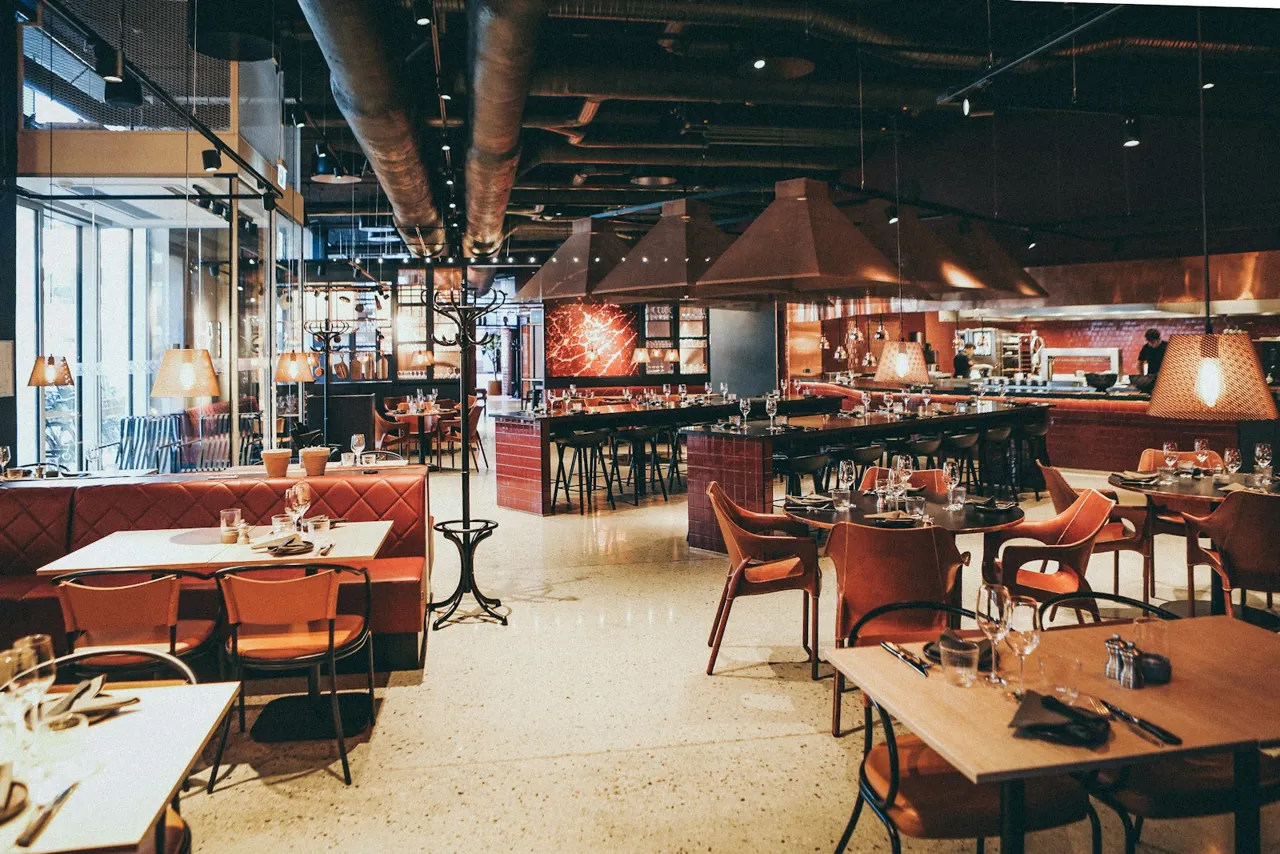 Restaurant interior and hospitality setting